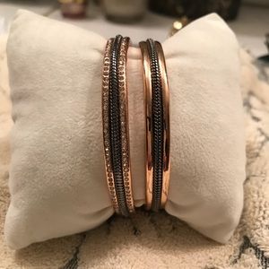 Rose ‘gold’ bracelets